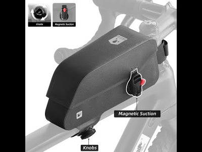 Waterproof Top Tube Bag with Magnetic Locking