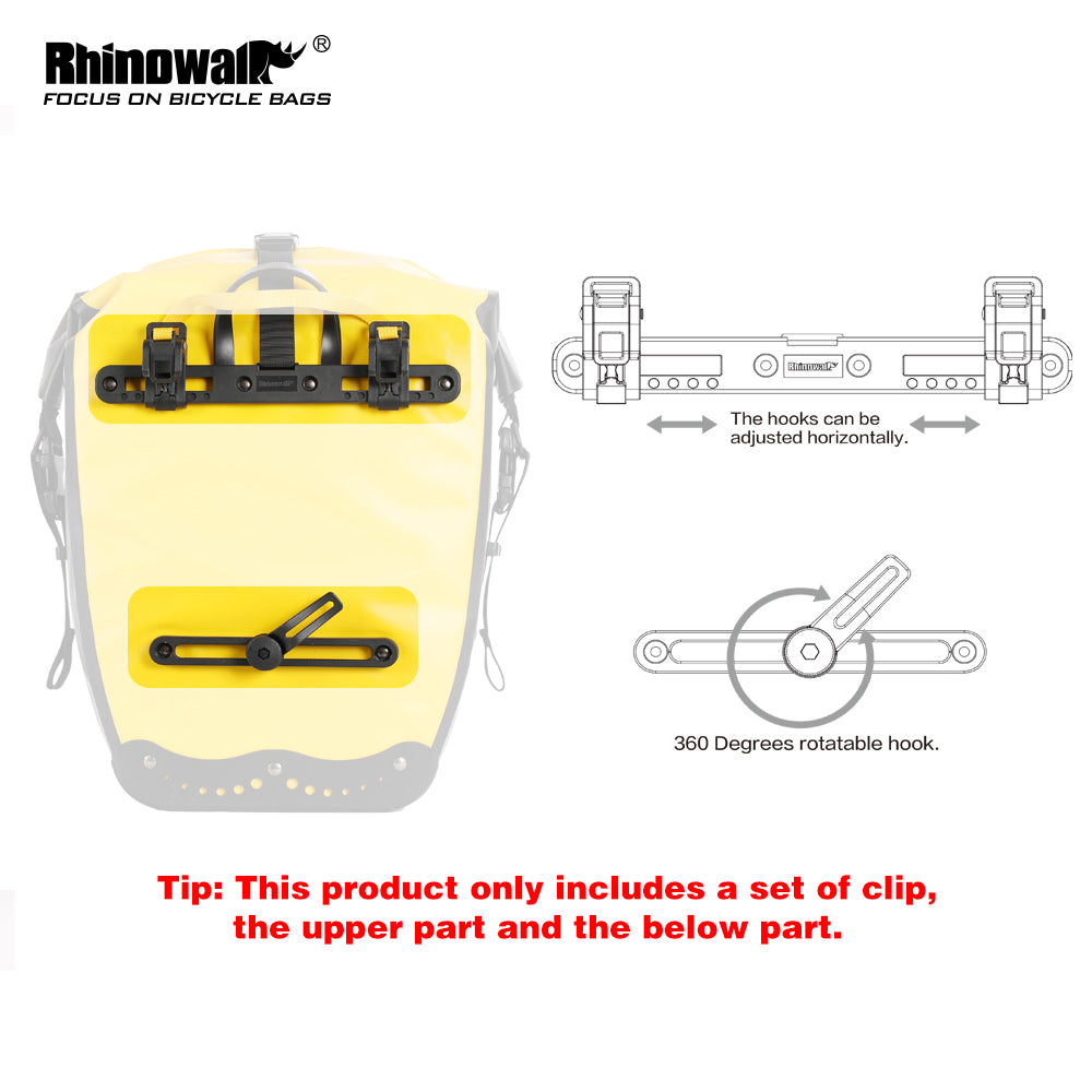 Pannier Bag Back Plastic Hook