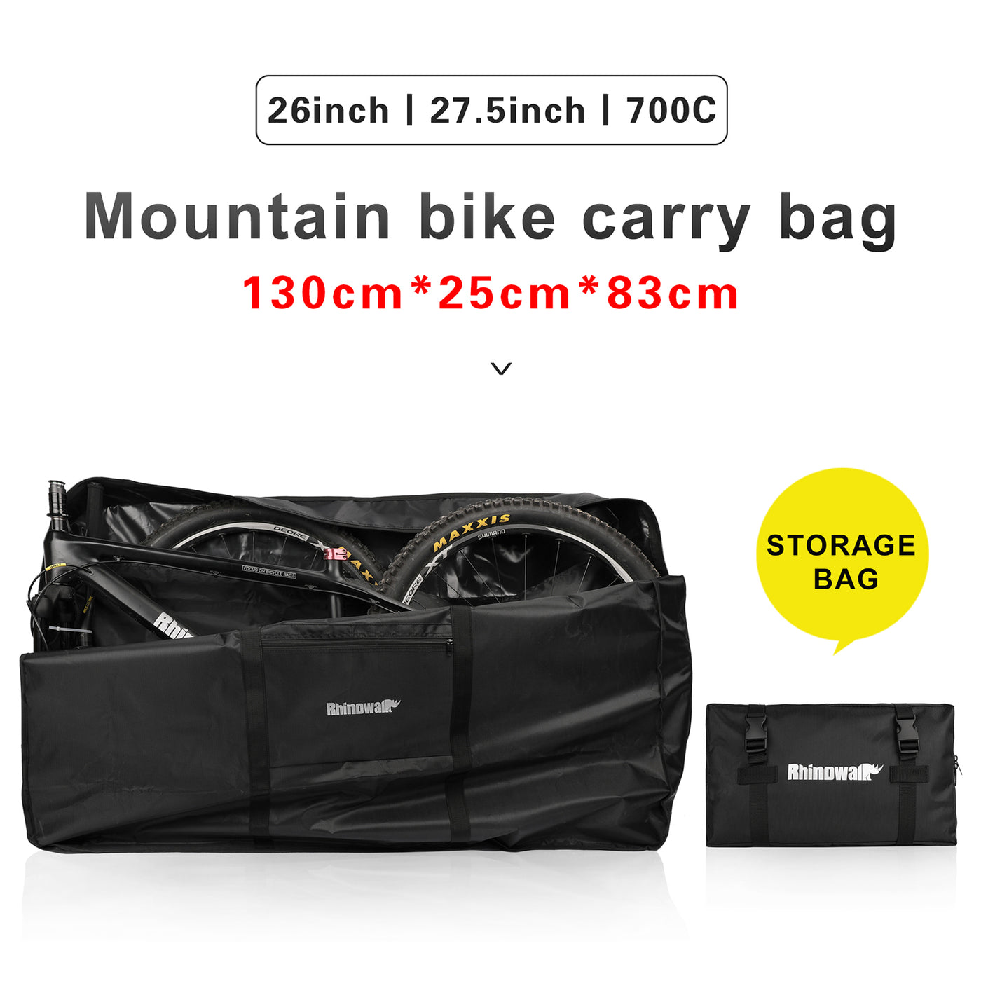 27.5 inch/700C Portable MTB Storage Bag