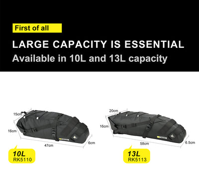 10L/13L Saddle Bag with Waterproof Lining -RK5110/RK5113