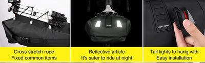 10L/13L Saddle Bag with Waterproof Lining -RK5110/RK5113