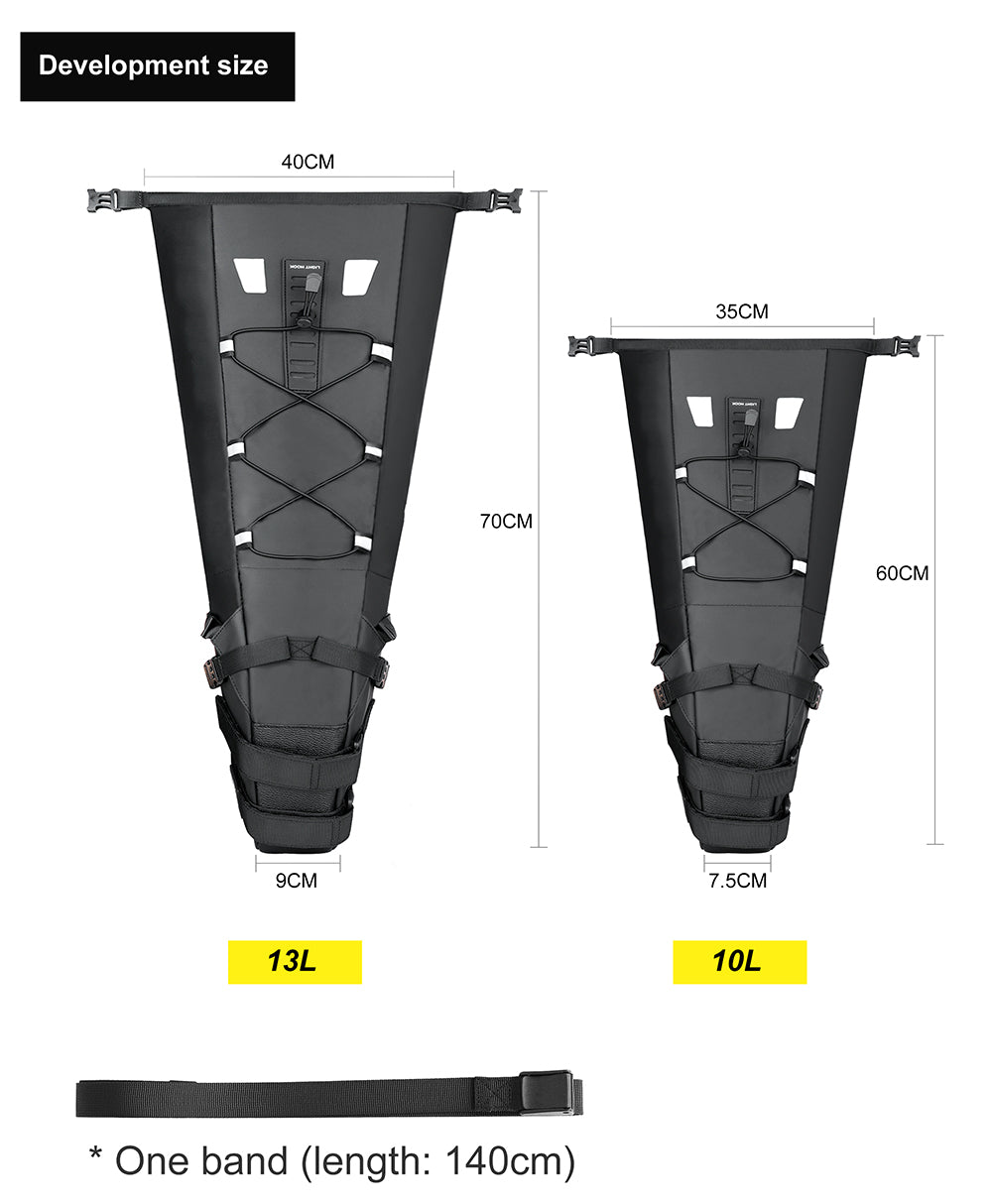 10L/13L Saddle Bag with Waterproof Lining -RK5110/RK5113