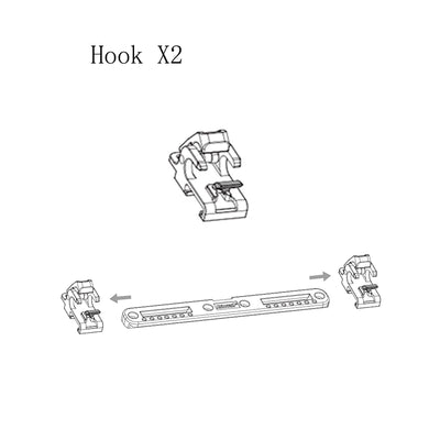 Pannier Bag Back Plastic Hook
