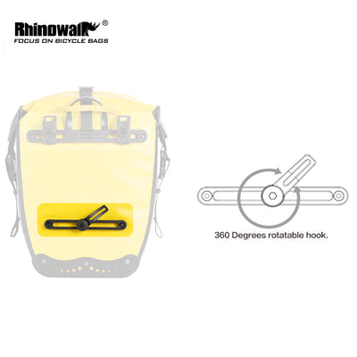 Pannier Bag Back Plastic Hook