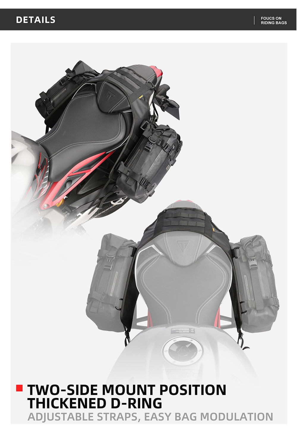 Universal Saddle Bag Mounting Base