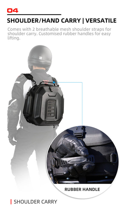 23L-35L Hard Shell Tail  Bag with Expandable