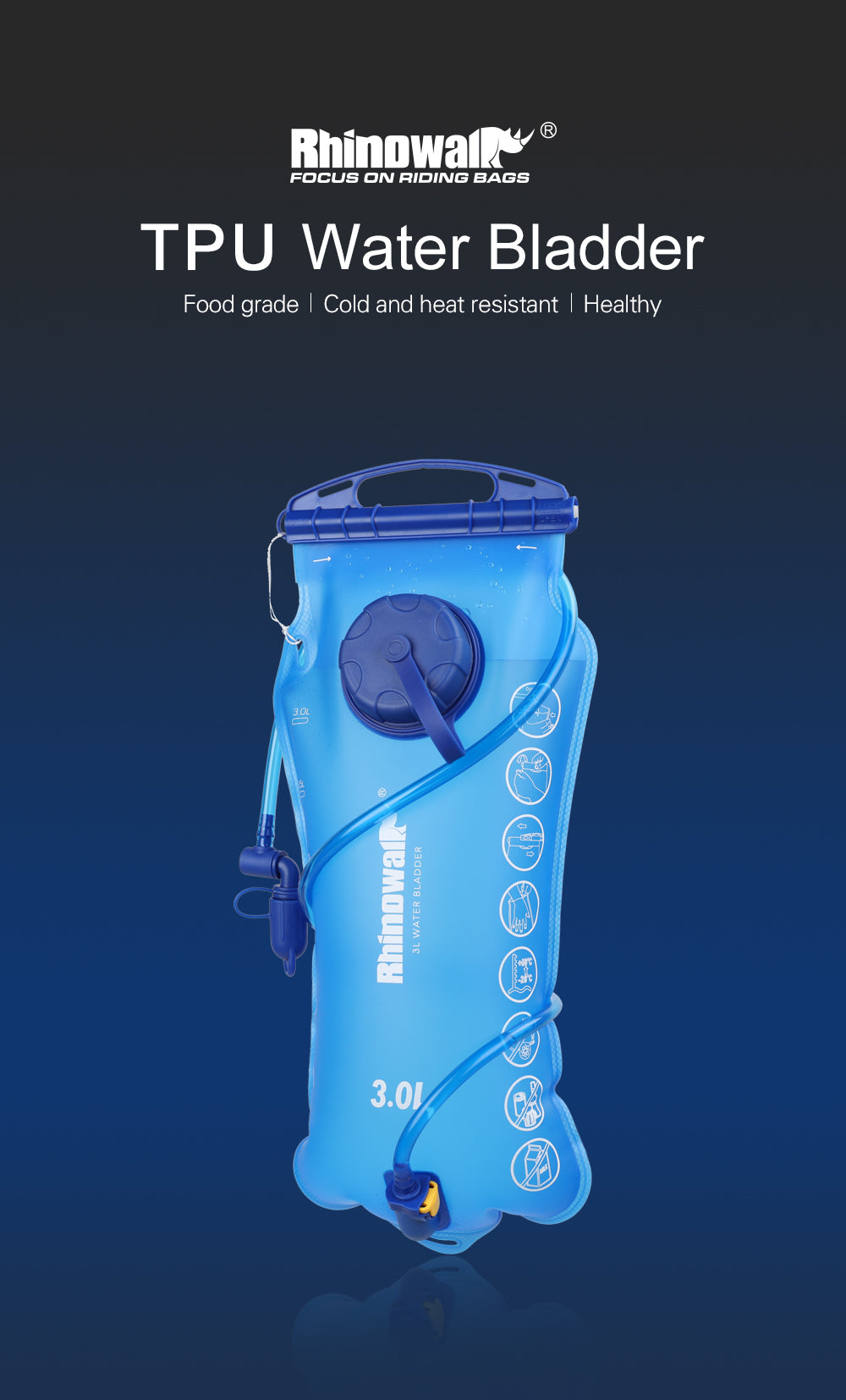 2 Liter Hydration Water Bladder