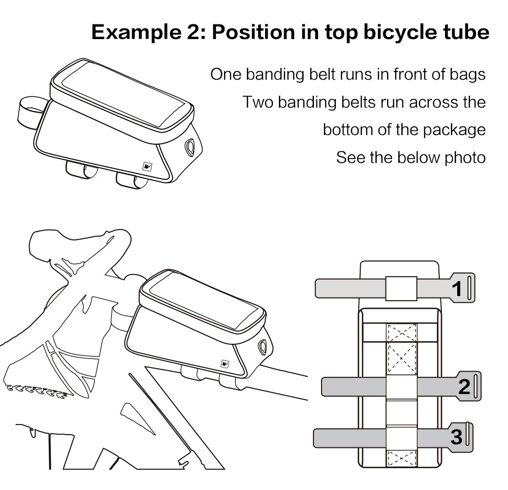 Bike Top Tube Phone bag