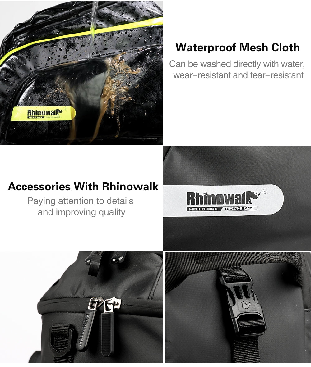 17 Liter Bike Rear Rack Carrier Bag