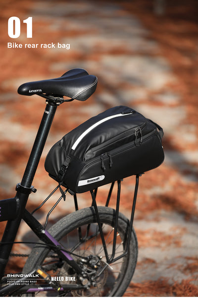 12 Liter Bike Rear Rack Pannier Bag