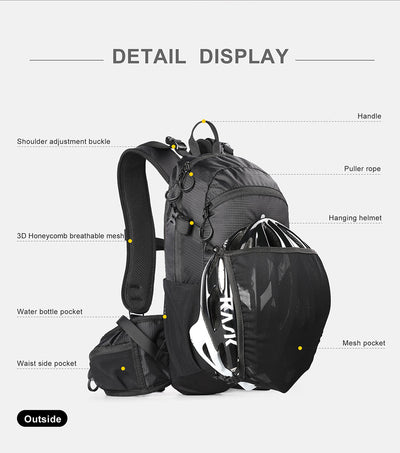 2022 New 12 Liter Cycle Backpack