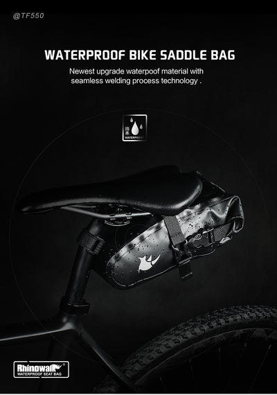 1.5L/2.5/4L Waterproof Bike Saddle Seat Bag