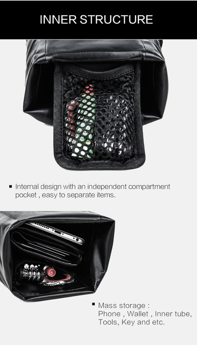 1.5L/2.5/4L Waterproof Bike Saddle Seat Bag