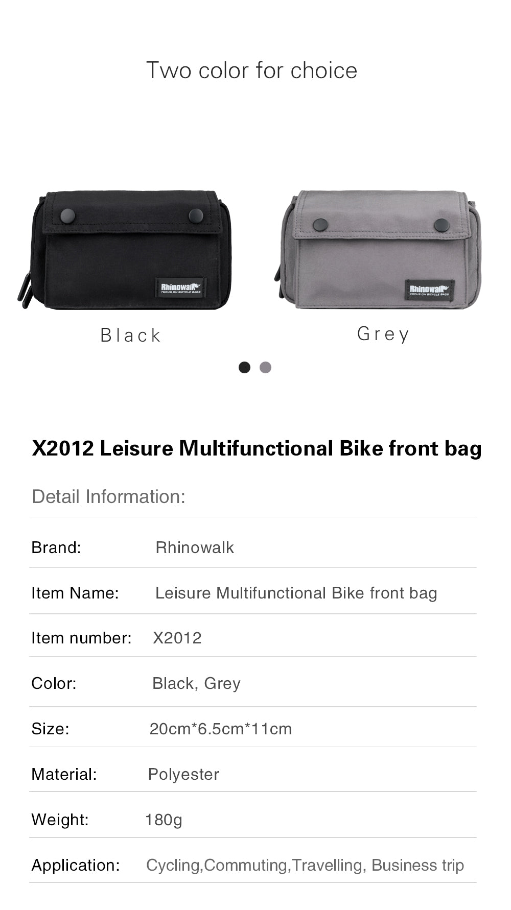 Bicycle Handlebar Pouch