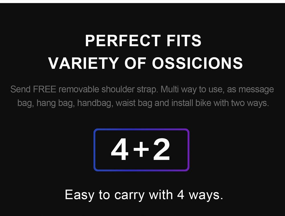 Bike Crossbar Handlebar Bag