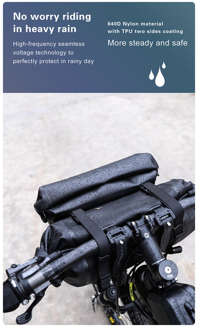 12 Liter 2-piece Handlebar Roll Pack - includes 5 spacers