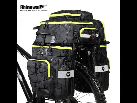 3 in 1 Bike Triple Pannier Bag