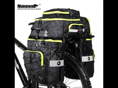 3 in 1 Bike Triple Pannier Bag